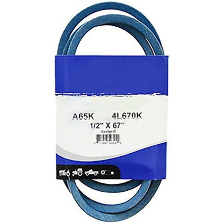 Aftermarket Kevlar Blue V-Belt (5/8" x 124") LAB40-0097